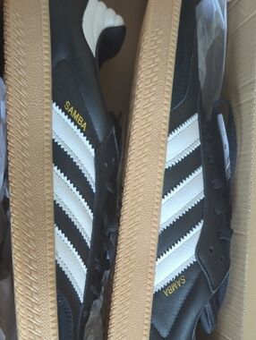 adidas Samba Classic Black White with Gum Sole